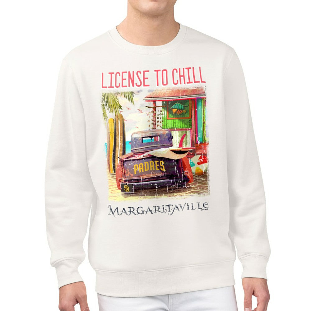 San Diego Padres Margaritaville License to Chill Fleece Sweatshirt discount