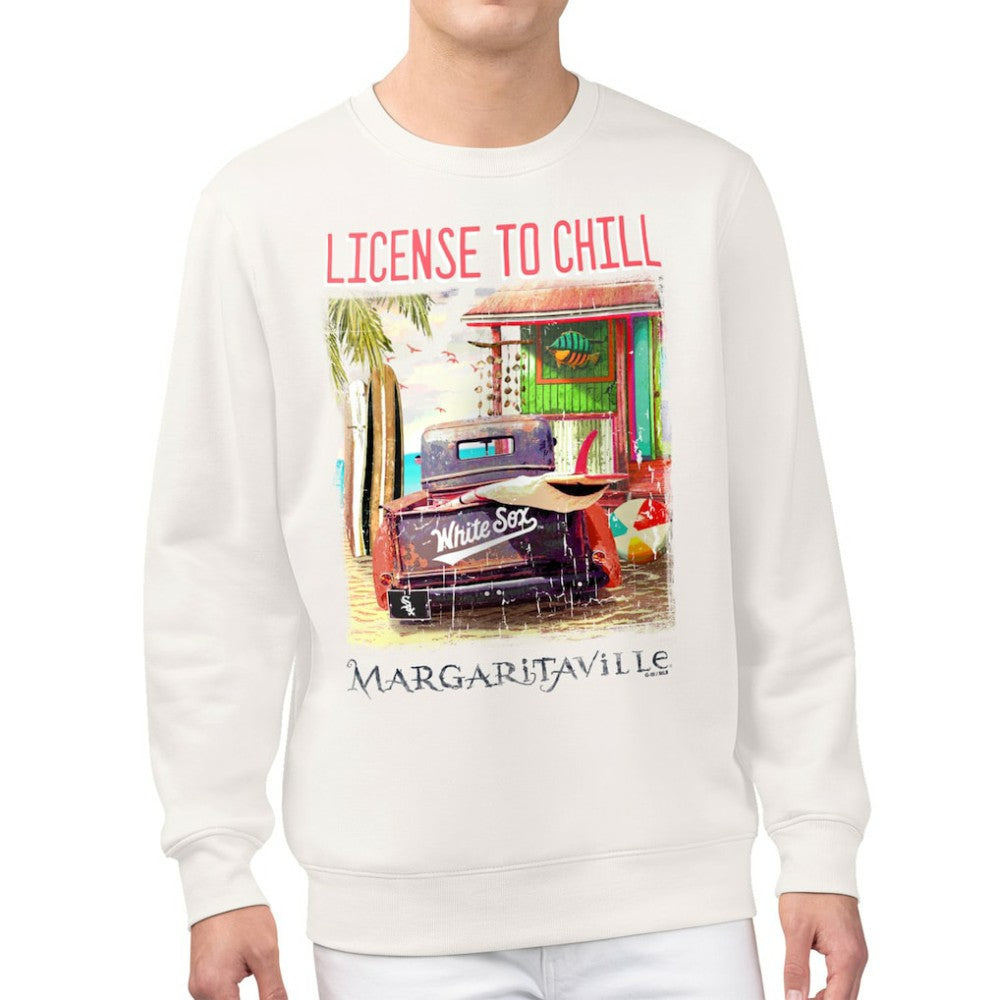 Chicago White Sox Margaritaville License to Chill Fleece Sweatshirt On Sale