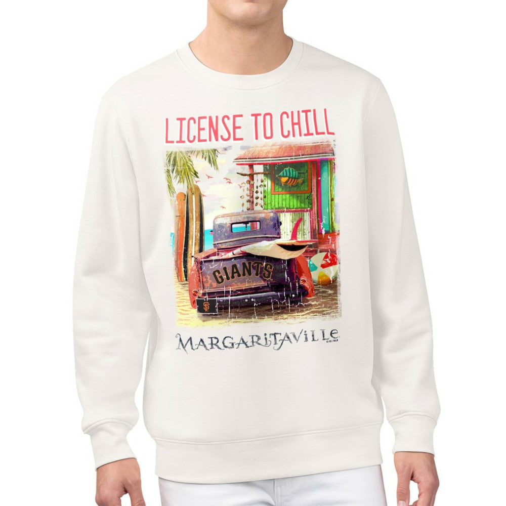 San Francisco Giants Margaritaville License to Chill Fleece Sweatshirt Clearance