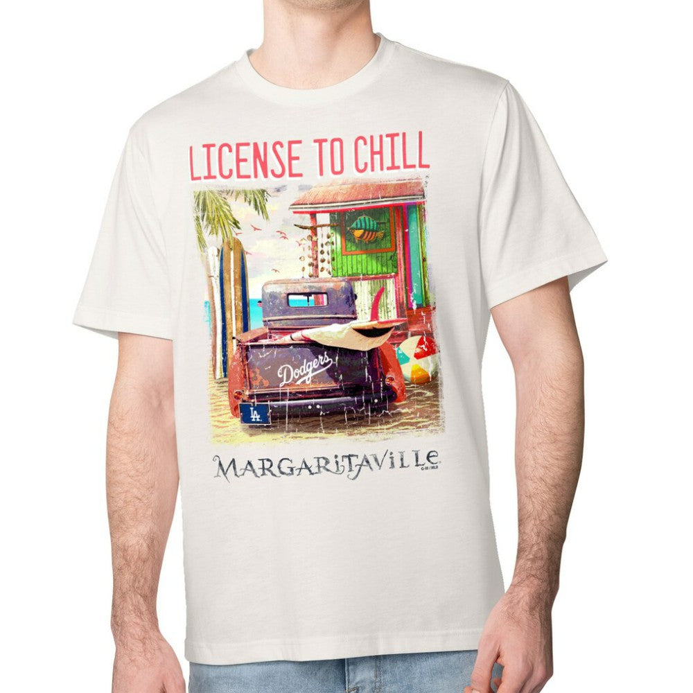 Los Angeles Dodgers Margaritaville License to Chill T-Shirt Clearance