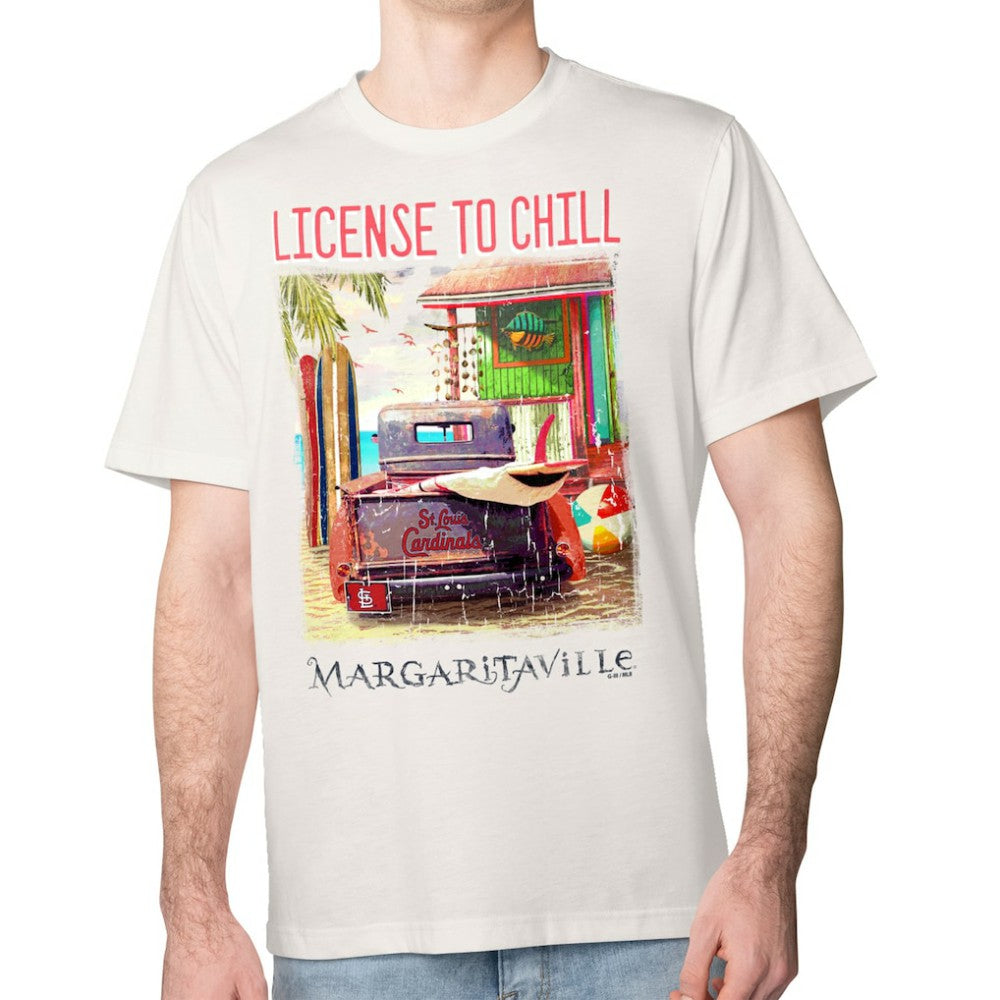 St. Louis Cardinals Margaritaville License to Chill T-Shirt for sale