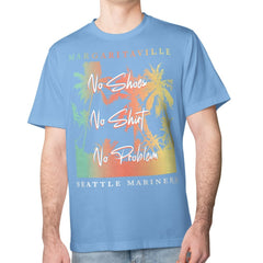 Seattle Mariners Margaritaville No Shirt, No Shoes, No Problem T-Shirt Clearance