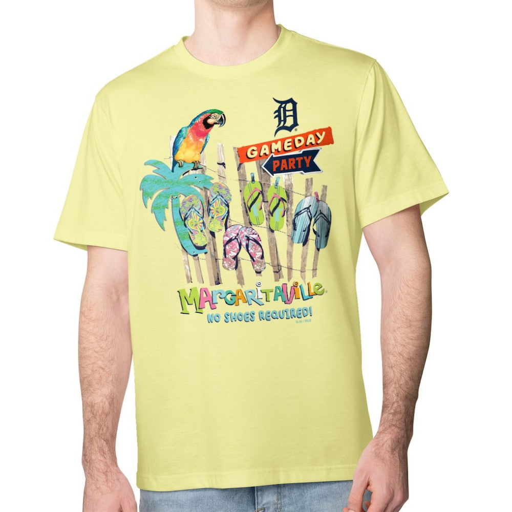 Detroit Tigers Margaritaville Gameday Party T-Shirt Sale