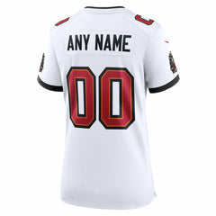Tampa Bay Buccaneers Women's 50th Season Custom Game Jersey White - Nike