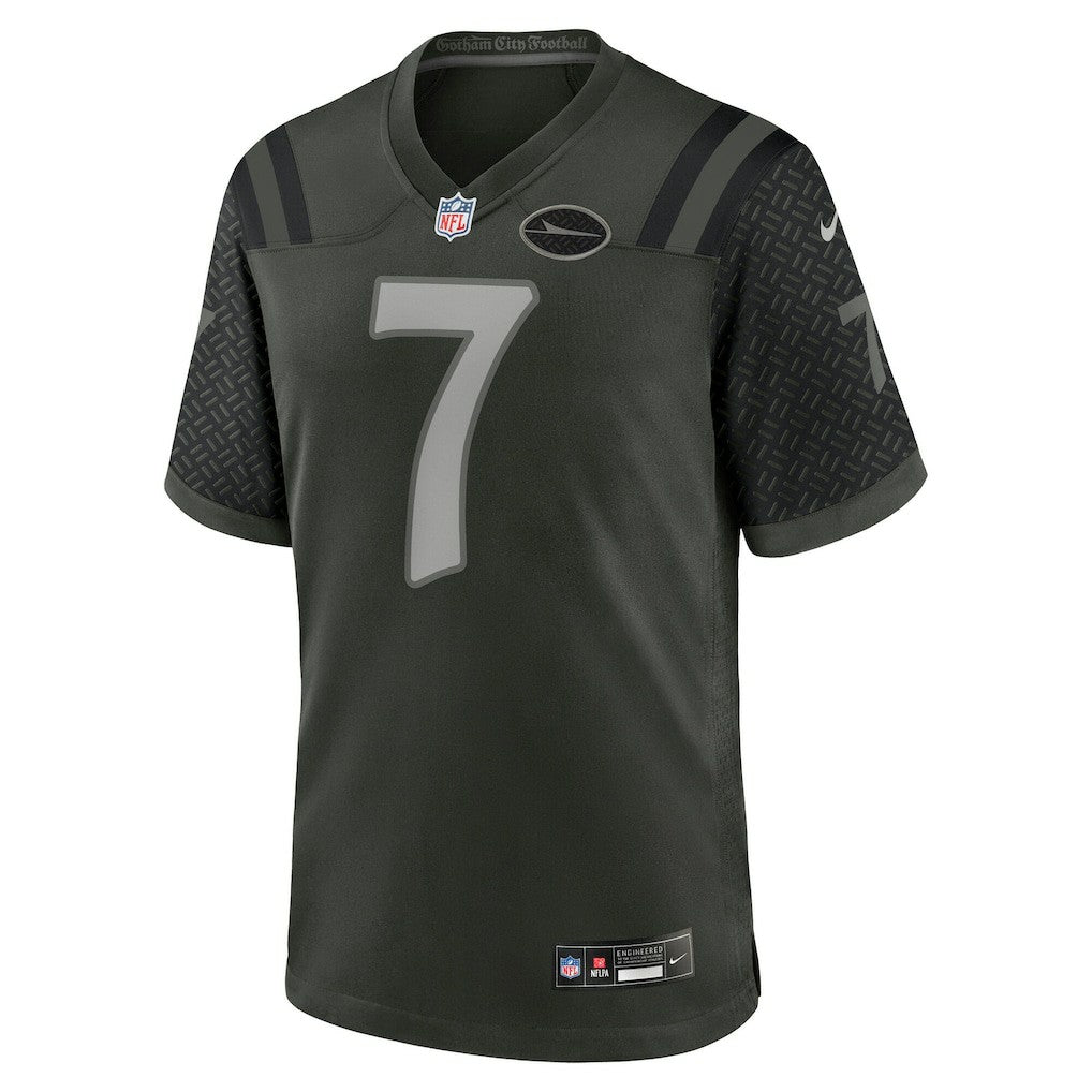 Justin Fields New York Jets 2025 Rivalries Collection Game Jersey Gotham Green - Nike