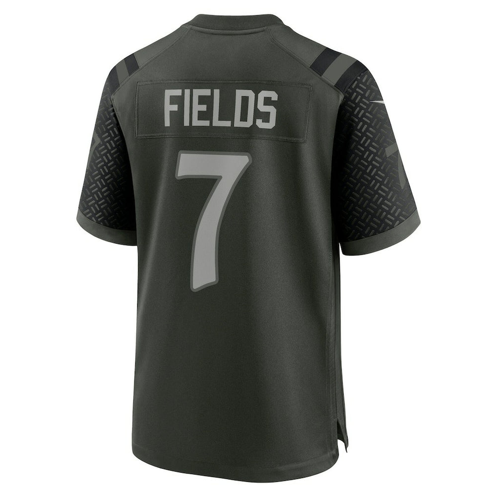 Justin Fields New York Jets 2025 Rivalries Collection Game Jersey Gotham Green - Nike
