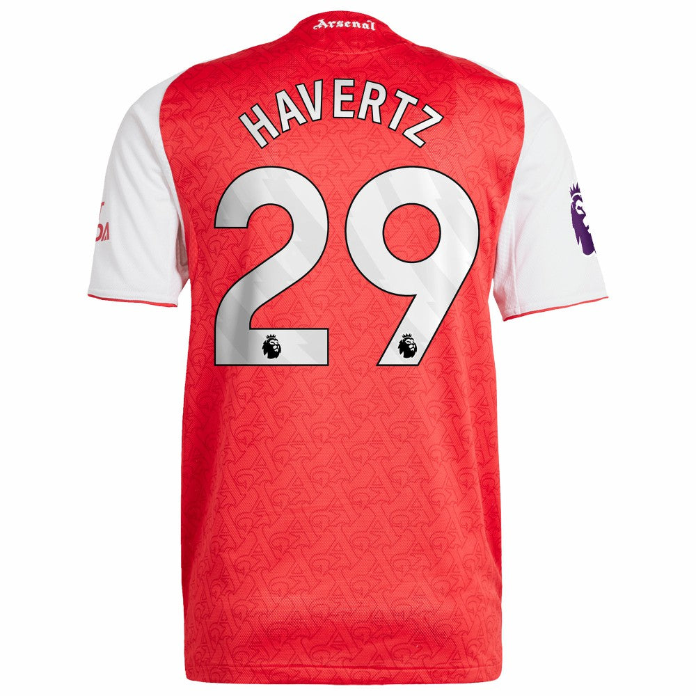 Adidas Kai Havertz Arsenal 2025/26 Home Player Jerseys - Red