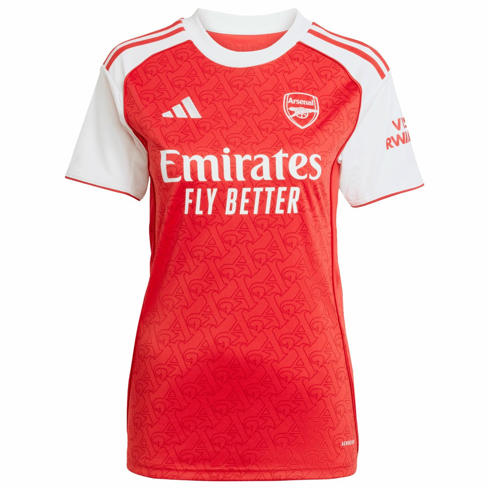 Adidas Bukayo Saka Arsenal Women's 2025/26 Home Replica Player Jerseys - Red