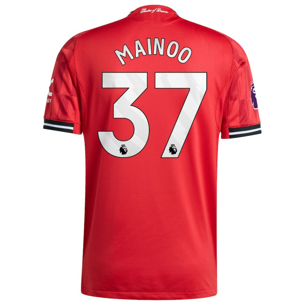 Adidas Kobbie Mainoo Manchester United Home 2025/26 Player Jerseys - Red