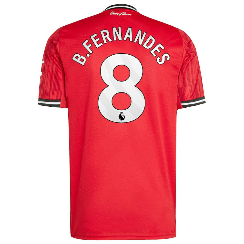 Adidas Bruno Fernandes Manchester United Home 2025/26 Replica Player Jerseys - Red