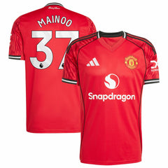 Adidas Kobbie Mainoo Manchester United Home 2025/26 Replica Player Jerseys - Red