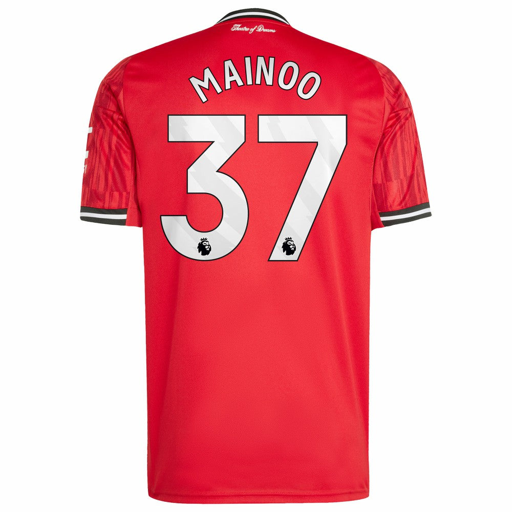 Adidas Kobbie Mainoo Manchester United Home 2025/26 Replica Player Jerseys - Red