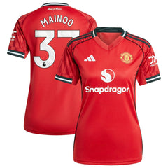 Adidas Kobbie Mainoo Manchester United Women's Home 2025/26 Replica Player Jerseys - Red