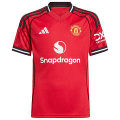 Adidas Alejandro Garnacho Manchester United Youth Home 2025/26 Replica Player Jerseys - Red