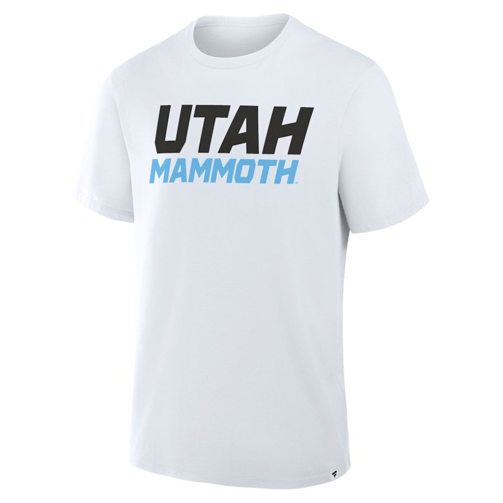 Utah Mammoth - Fanatics Wordmark Legacy T-Shirt White