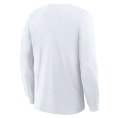 Utah Mammoth - Fanatics Wordmark Legacy Long Sleeve T-Shirt White