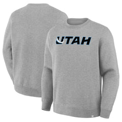 Utah Mammoth - Fanatics Combo Legacy Fleece Sweatshirt Heather Gray