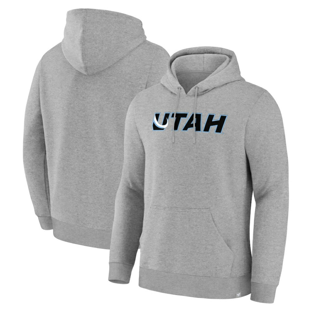 Utah Mammoth - Fanatics Home Fleece Hoodie Heather Gray