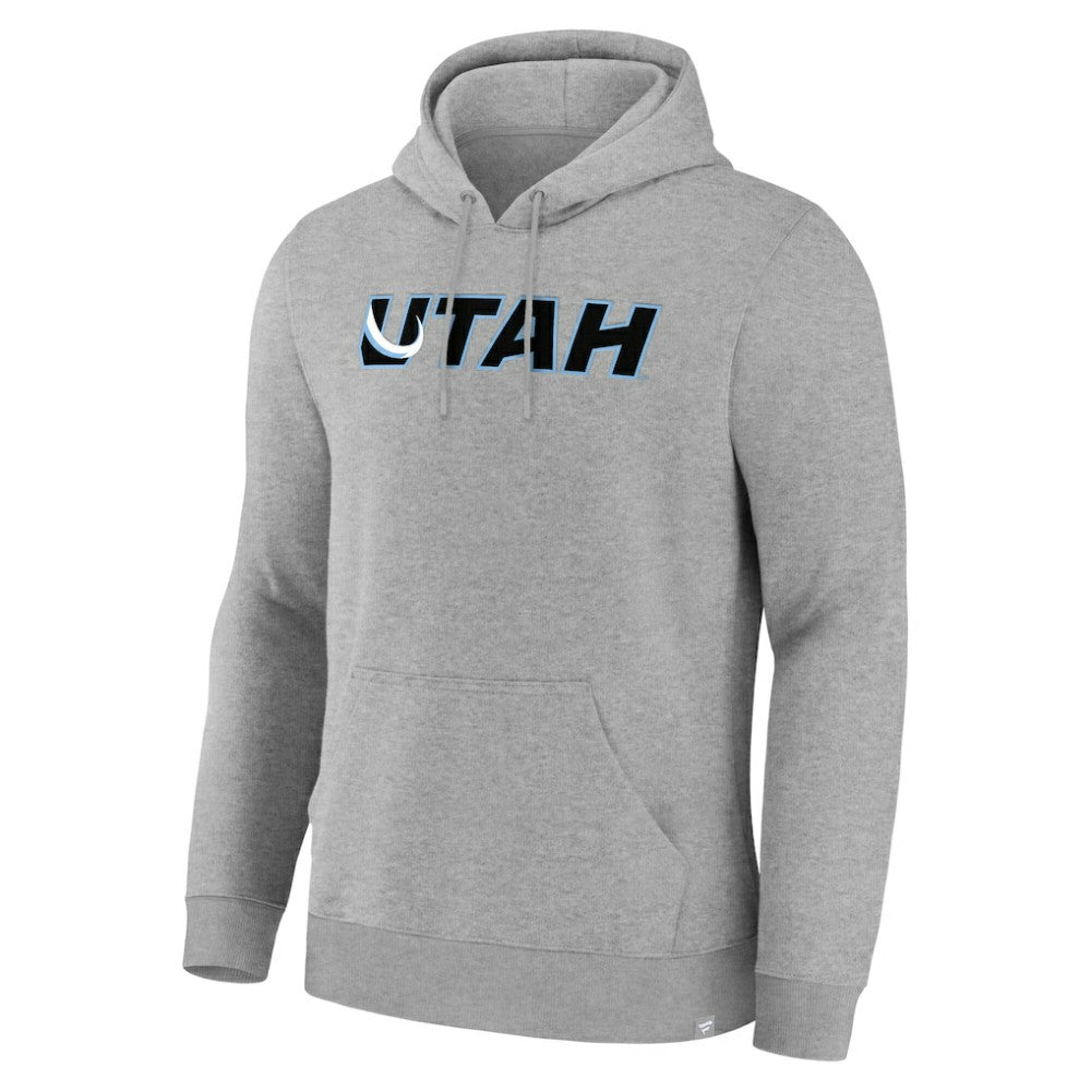Utah Mammoth - Fanatics Home Fleece Hoodie Heather Gray