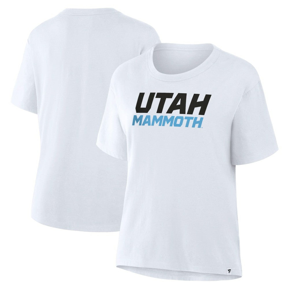 Utah Mammoth - Fanatics Women's Wordmark Legacy T-Shirt White