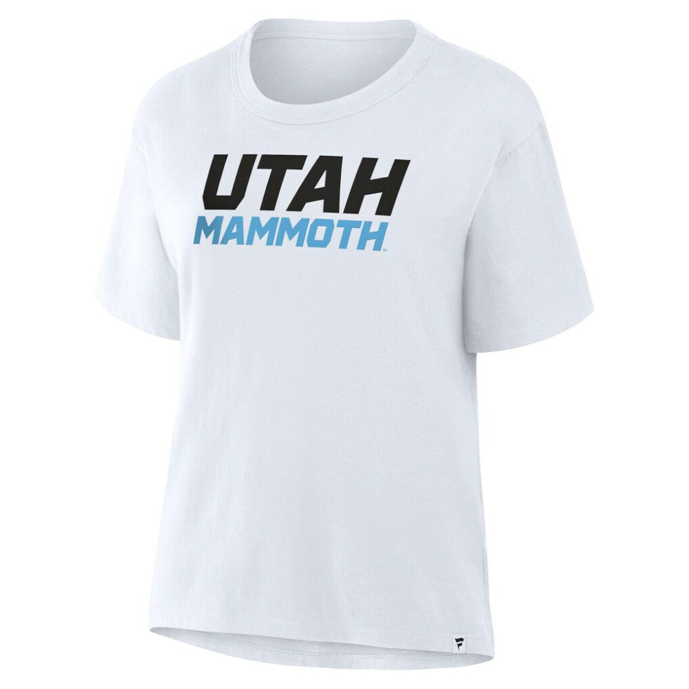 Utah Mammoth - Fanatics Women's Wordmark Legacy T-Shirt White