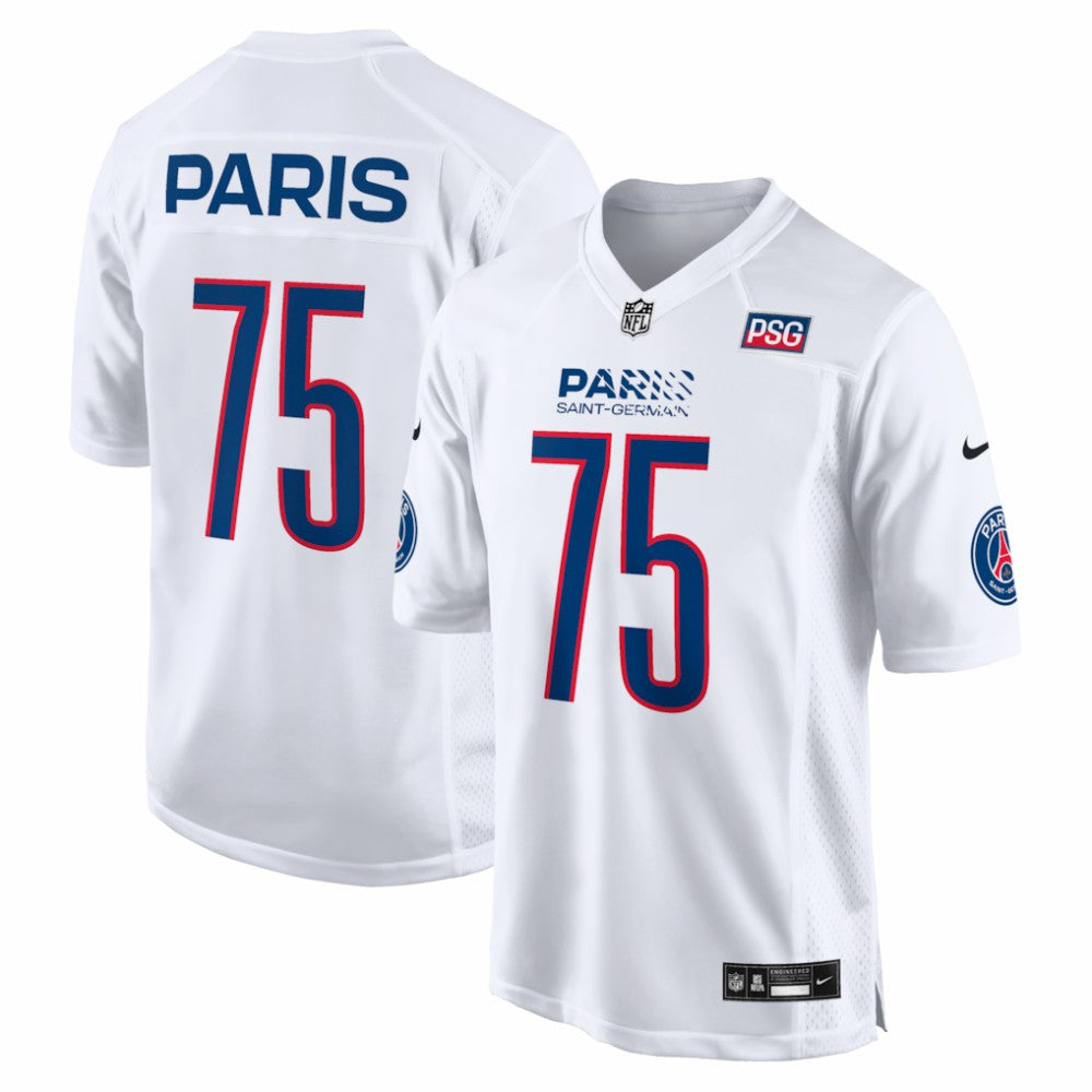 Nike Paris Saint-Germain 2025 Soccer x NFL Game Jerseys - White
