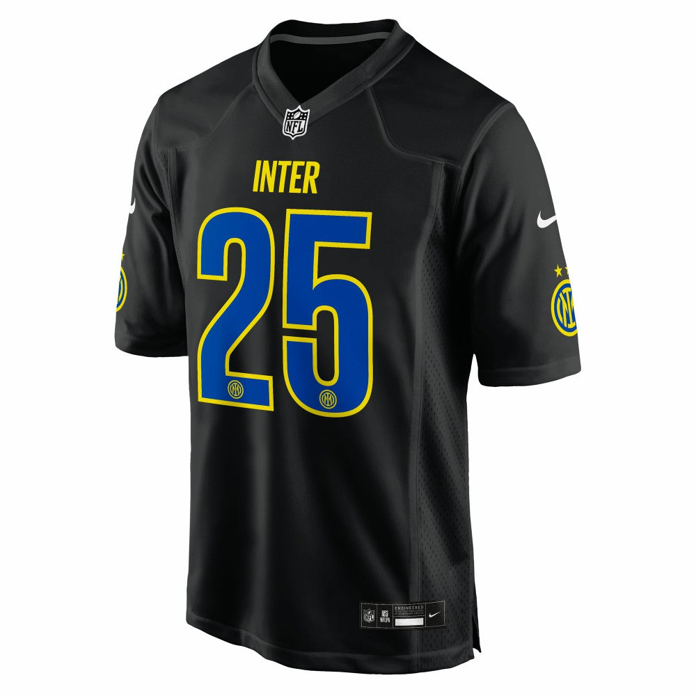 Nike Inter Milan 2025 Soccer x NFL Game Jerseys - Black