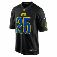 Nike Inter Milan 2025 Soccer x NFL Game Jerseys - Black