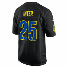 Nike Inter Milan 2025 Soccer x NFL Game Jerseys - Black