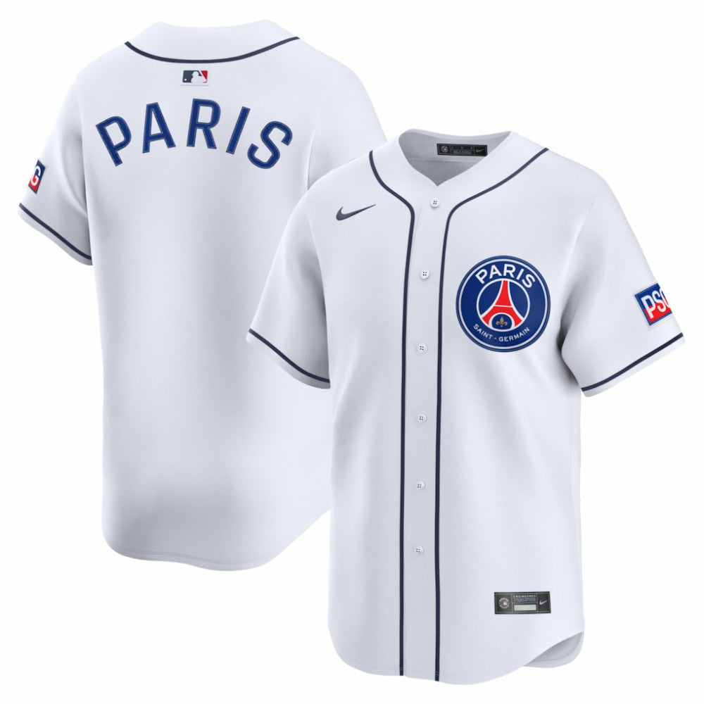 Nike Paris Saint-Germain 2025 Soccer x MLB Limited Jerseys - White