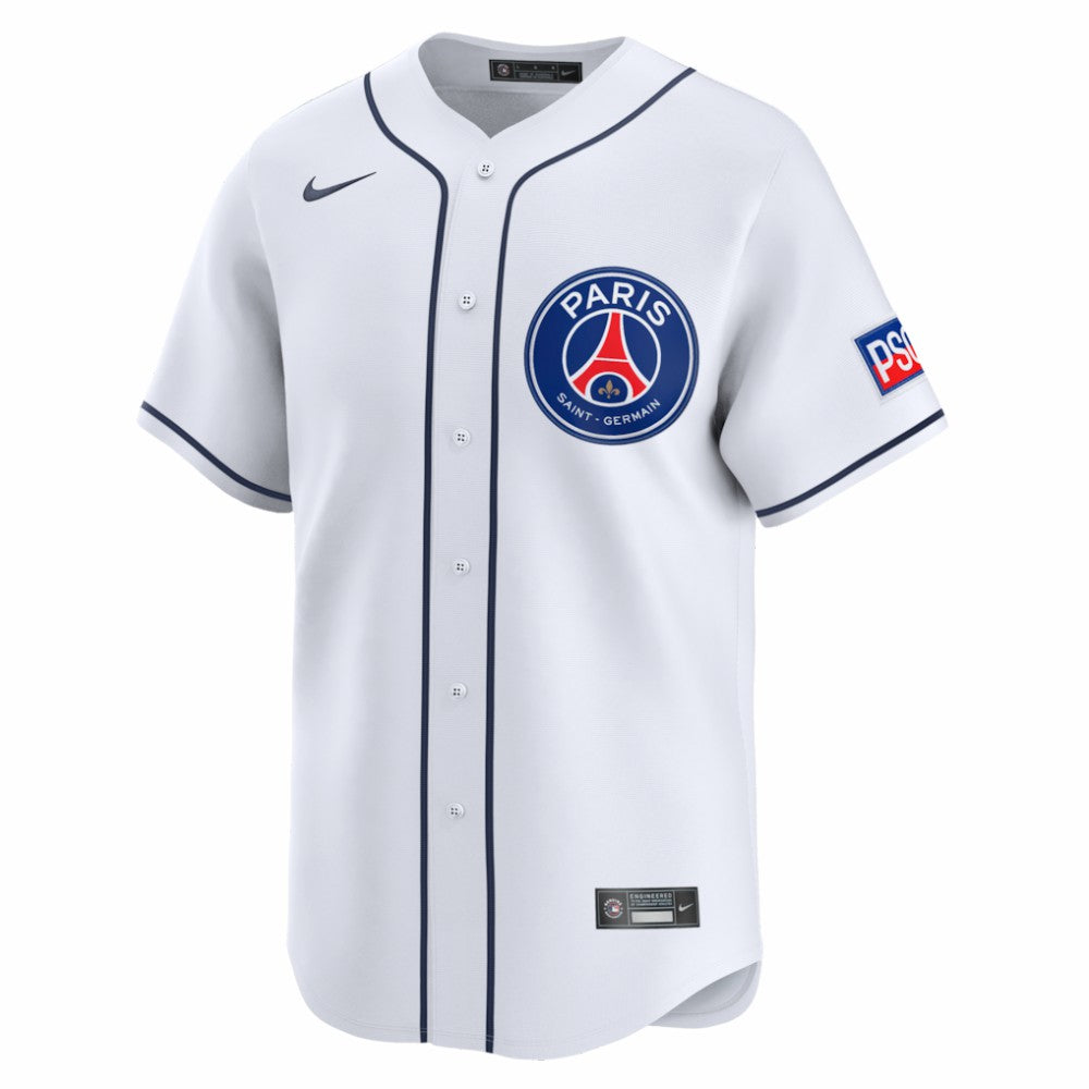 Nike Paris Saint-Germain 2025 Soccer x MLB Limited Jerseys - White