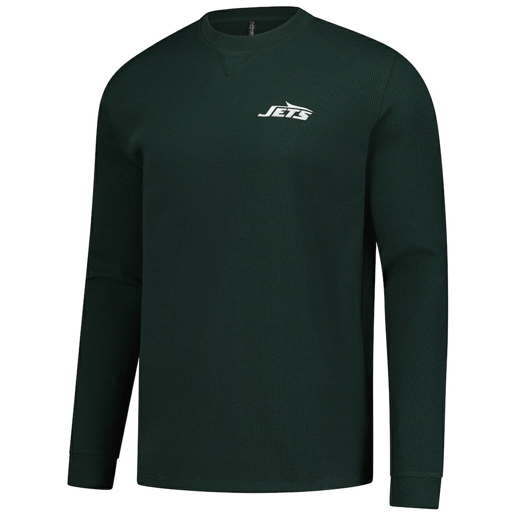 New York Jets Dunbrooke Cavalier Waffle Long Sleeve T-Shirt Green - NFL
