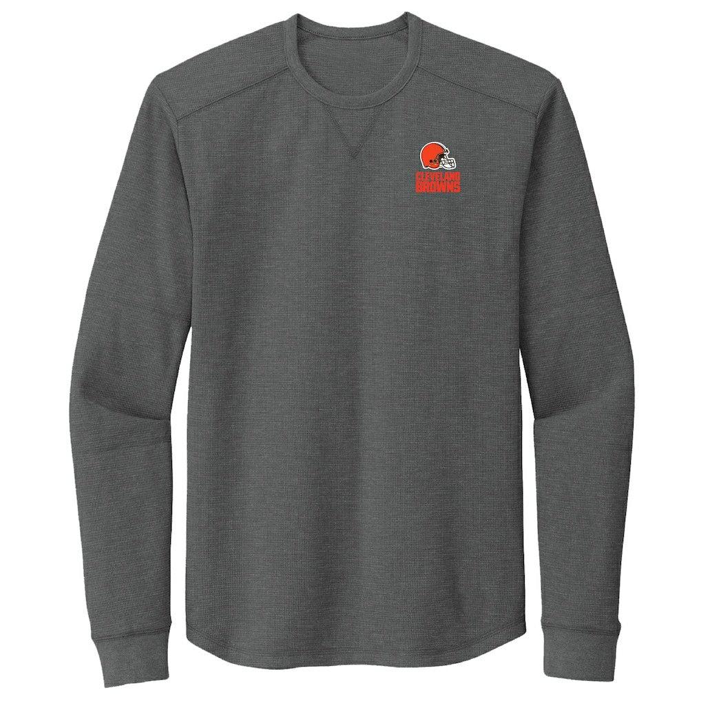 Cleveland Browns Dunbrooke Cavalier Waffle Long Sleeve T-Shirt Charcoal - NFL