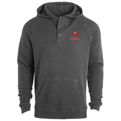 Tampa Bay Buccaneers Dunbrooke Montana Raglan Thermal Hoodie Gray - NFL