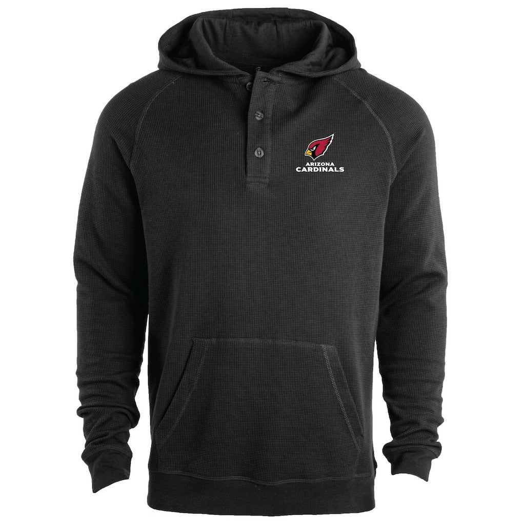 Arizona Cardinals Dunbrooke Montana Raglan Thermal Hoodie Black - NFL