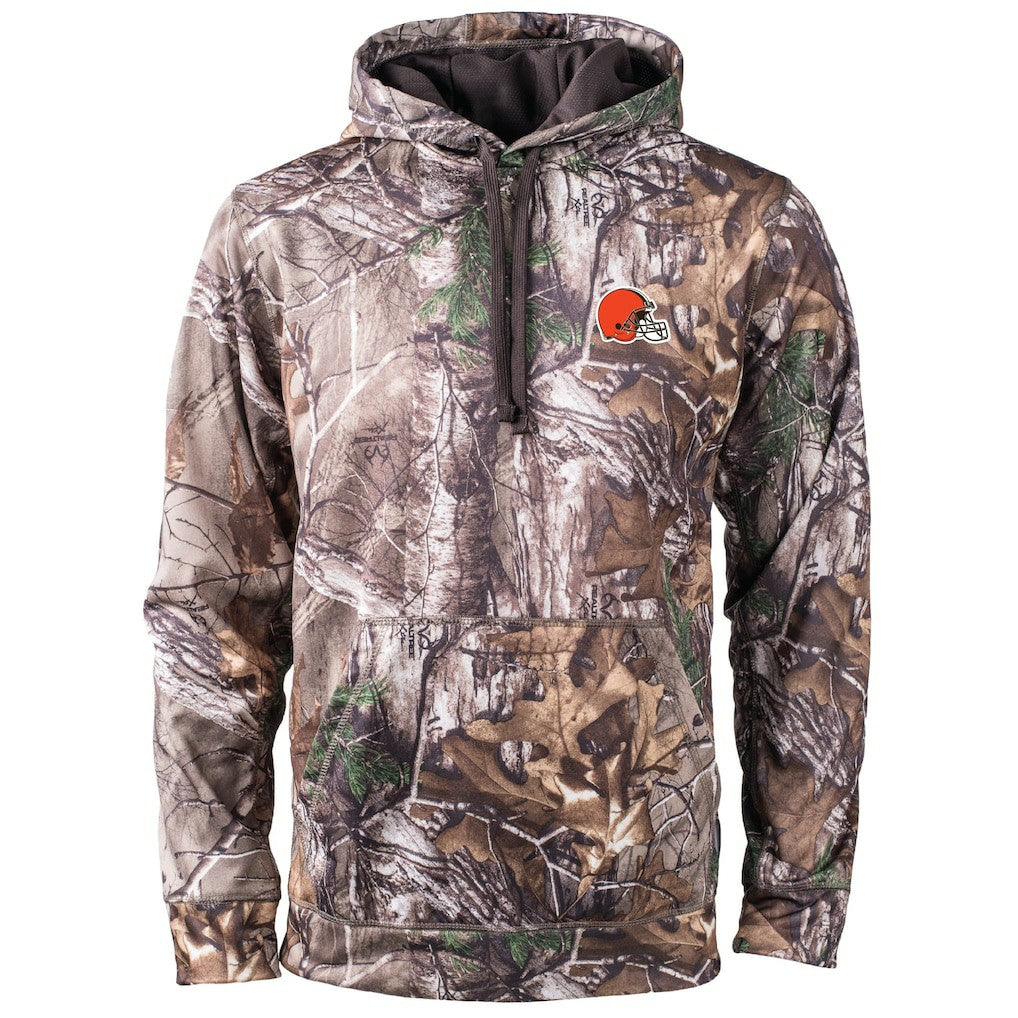 Cleveland Browns Dunbrooke Champion Tech Fleece Hoodie Camo - NFL