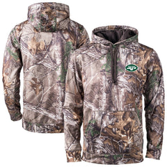 New York Jets Dunbrooke Champion Tech Fleece Hoodie Camo - NFL