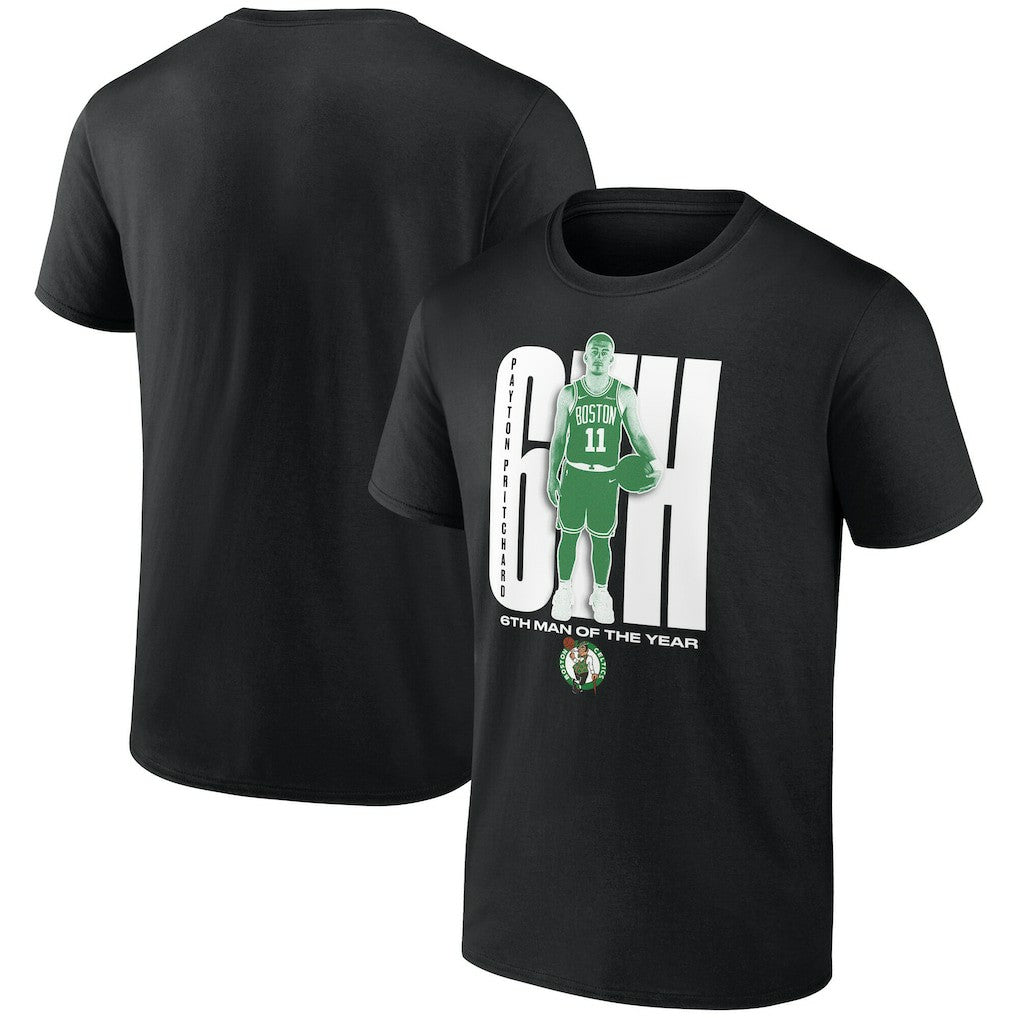 NBA - Payton Pritchard Boston Celtics 2025 NBA Sixth Man of the Year T-Shirt - Black