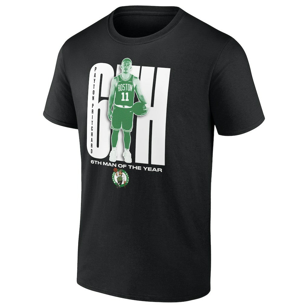 NBA - Payton Pritchard Boston Celtics 2025 NBA Sixth Man of the Year T-Shirt - Black