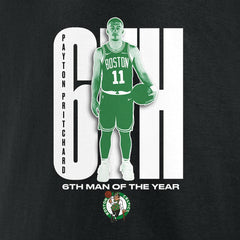 NBA - Payton Pritchard Boston Celtics 2025 NBA Sixth Man of the Year T-Shirt - Black