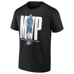 NBA - Shai Gilgeous-Alexander Oklahoma City Thunder 2025 NBA MVP T-Shirt - Black