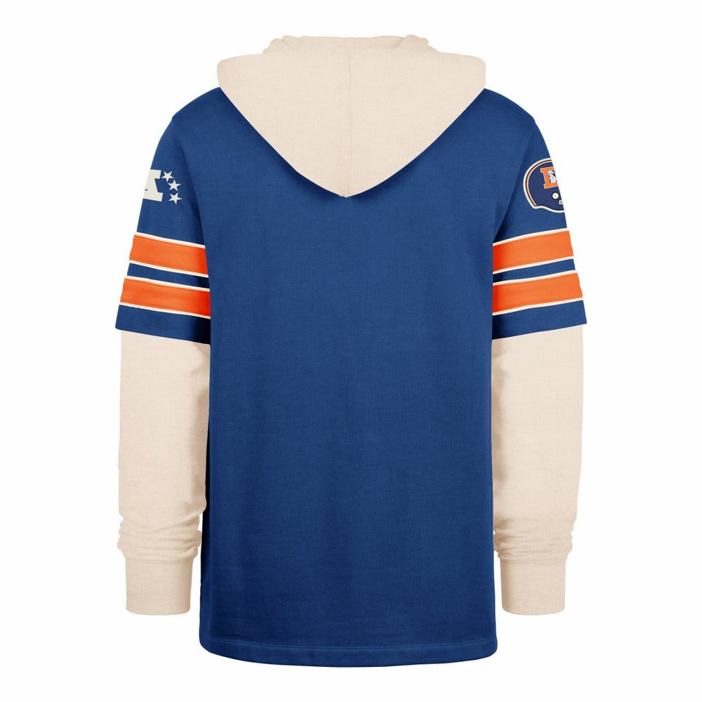 Denver Broncos '47 Big & Tall Split Zone Cornerback Hoodie Royal - 47 brand
