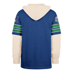 Seattle Seahawks '47 Big & Tall Split Zone Cornerback Hoodie Royal - 47 brand