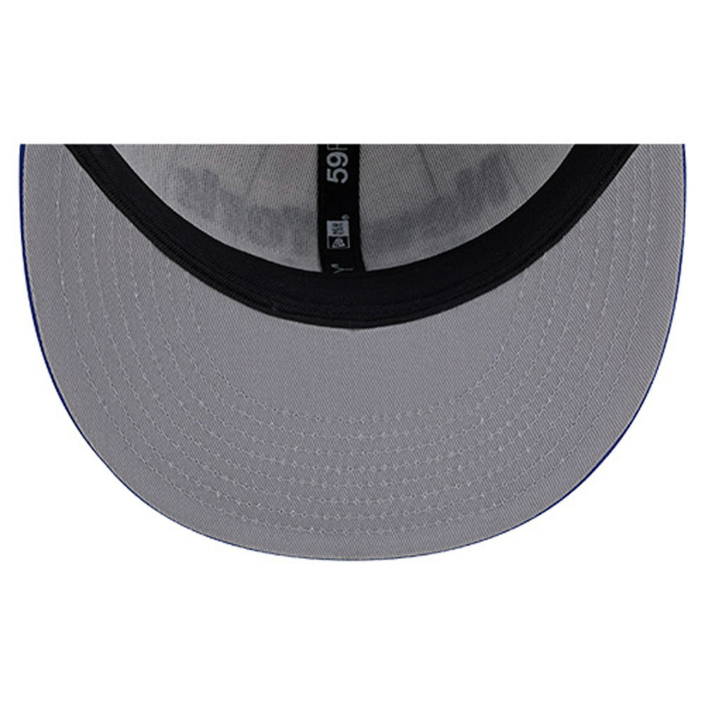 New Era - New York Knicks Wordmark Pinstripe 59FIFTY Fitted Hat - White