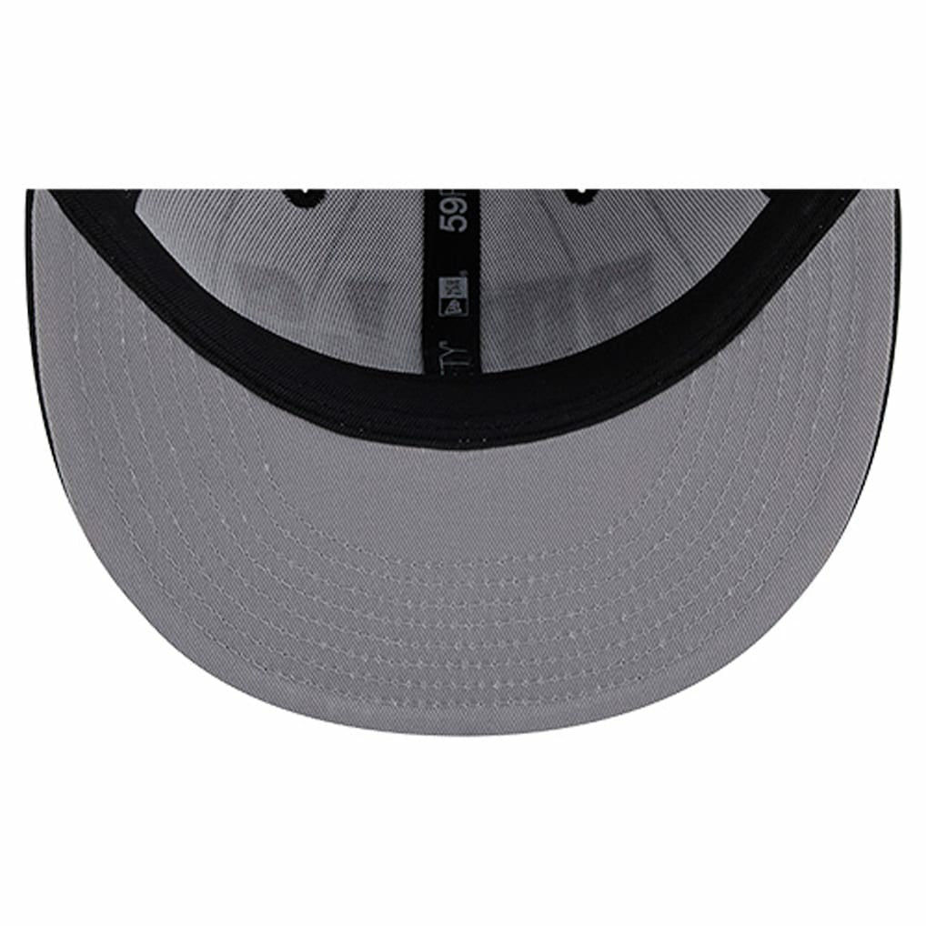 New Era - Chicago Bulls Wordmark Pinstripe 59FIFTY Fitted Hat - White