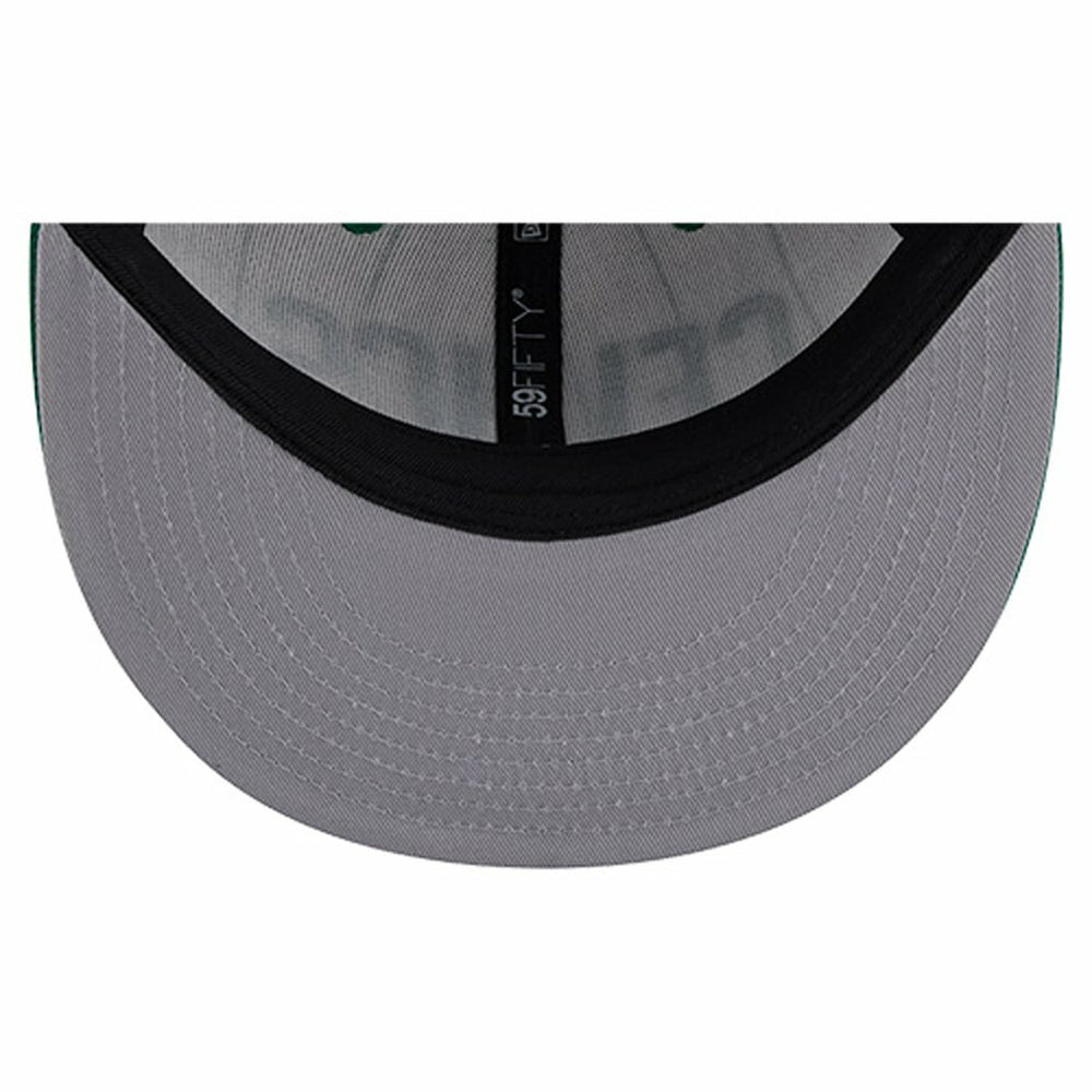 New Era - Boston Celtics Wordmark Pinstripe 59FIFTY Fitted Hat - White