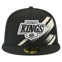 Los Angeles Kings - New Era Faded Lines 59FIFTY Fitted Hat Black
