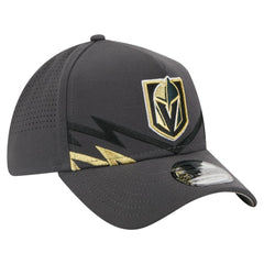 Vegas Golden Knights New Era Zig Zag 39THIRTY A-Frame Perforated Flex Hat Gray
