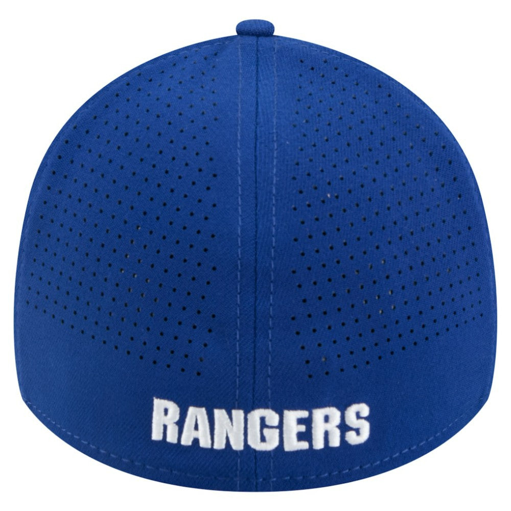 New York Rangers New Era 39THIRTY A-Frame Perforated Flex Hat Blue