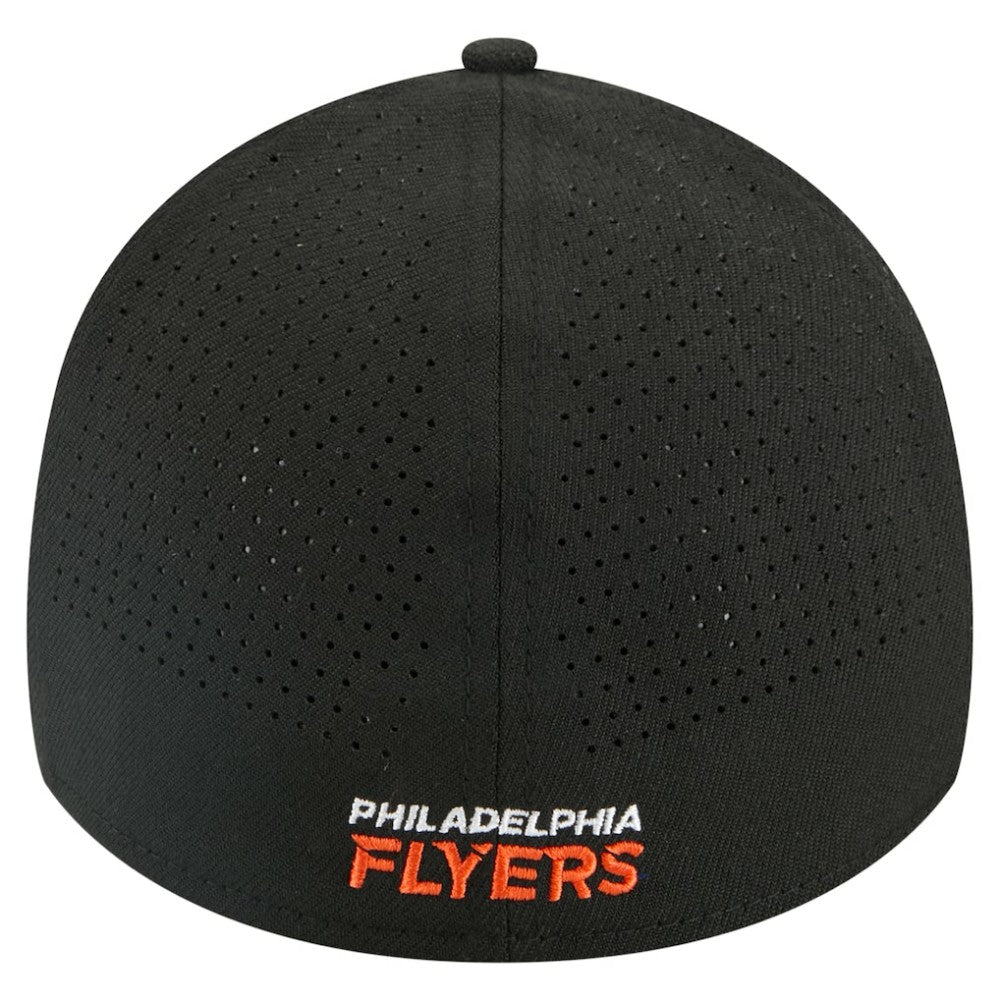 Philadelphia Flyers - New Era 39THIRTY A-Frame Perforated Flex Hat Black